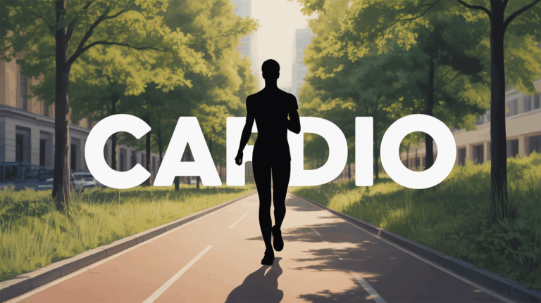 illustration cardio motivation silhouette parc