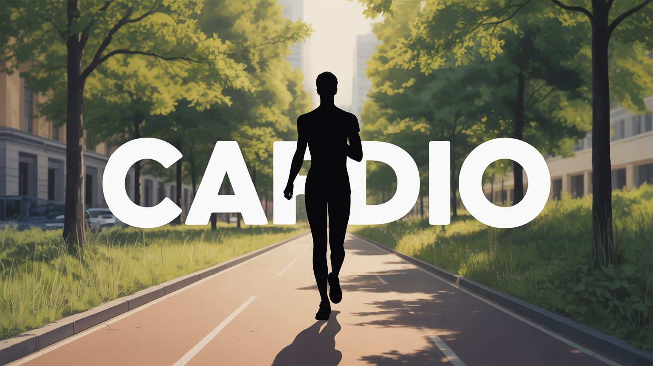illustration cardio motivation silhouette parc