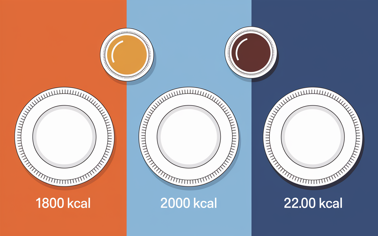 table assiette calories perte poids homme