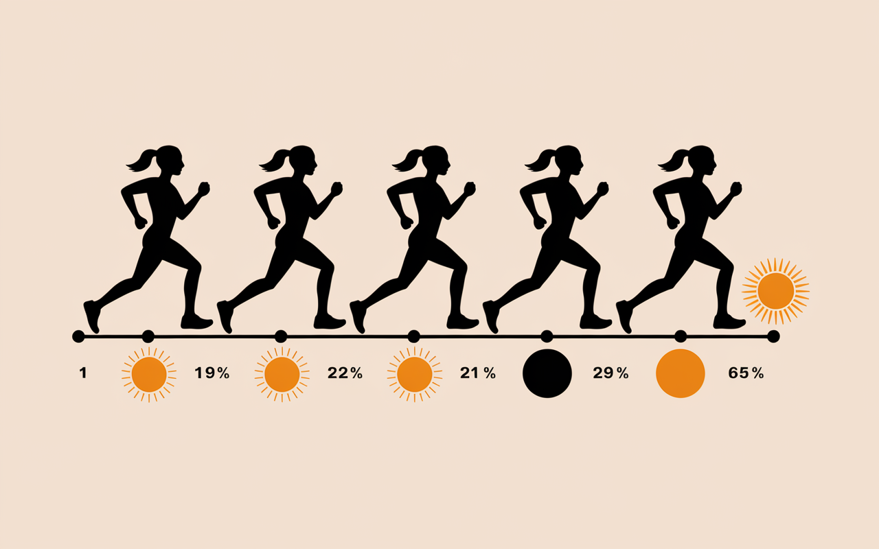 Perte de poids course a pied progression timeline