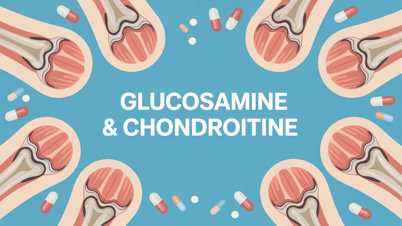 illustration glucosamine chondroïtine capsules articulations