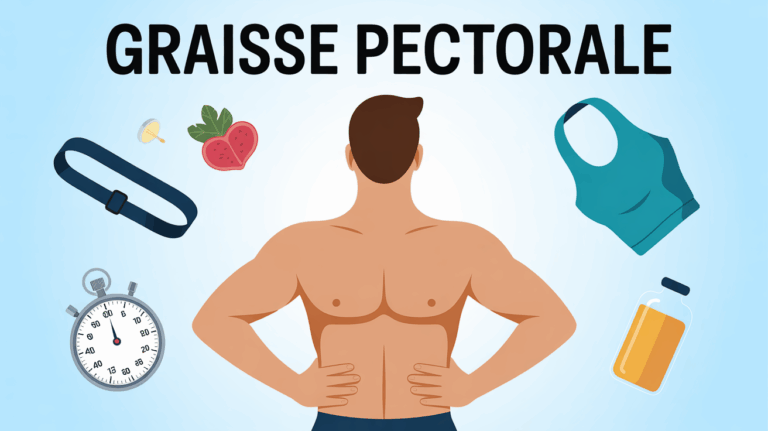 graisse pectorale torse masculin coaching sport alimentation