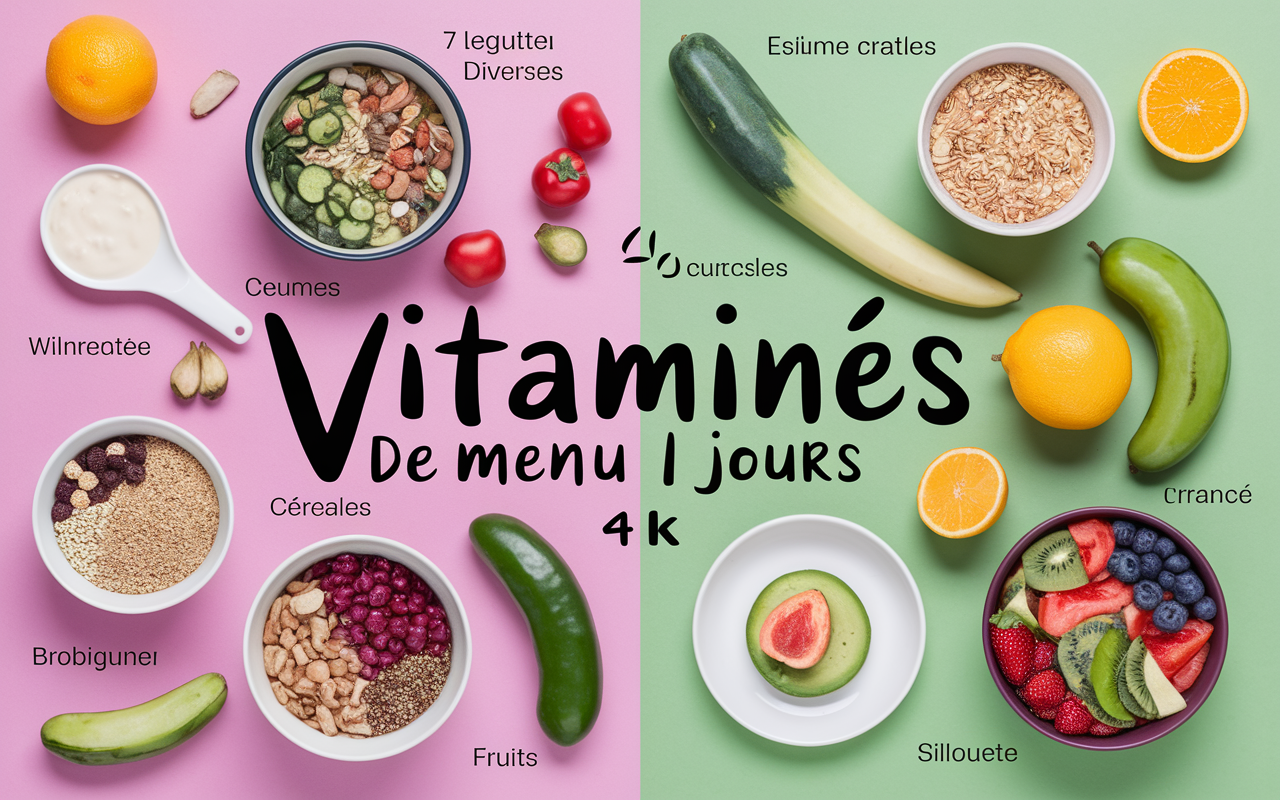 menu semaine perte poids 4 kilos 1 mois assiettes