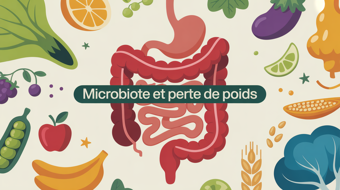 Intestin stylise fruits legumes microbiote perte de poids