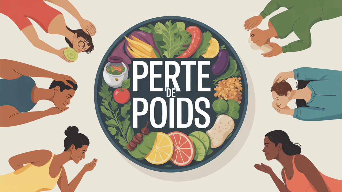 assiette équilibre perte de poids 4 kilos 1 mois