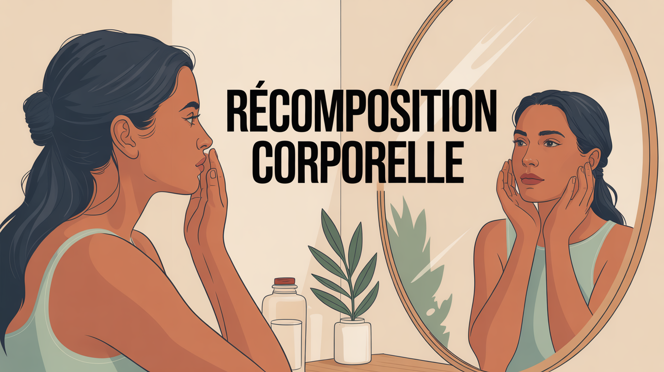 Recomposition corporelle silhouette avant après