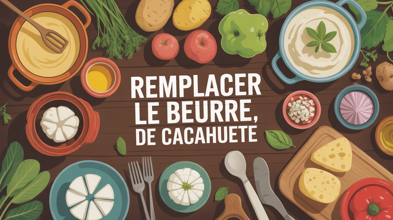 Table famille recettes alternatives beurre de cacahuète purée oléagineux compote pommes huiles fromage blanc
