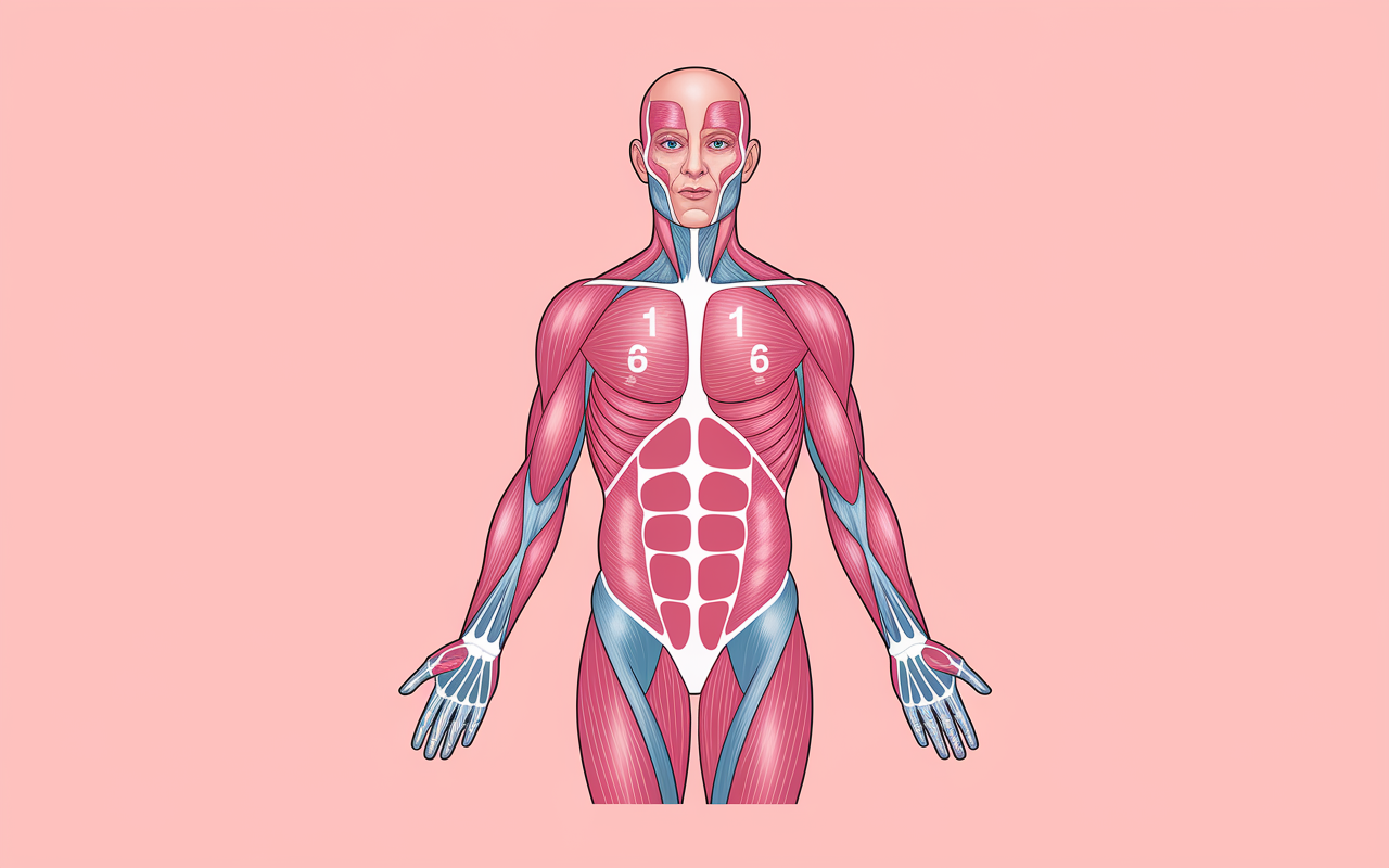 Hanche humain 6 groupes musculaires schéma simplifié