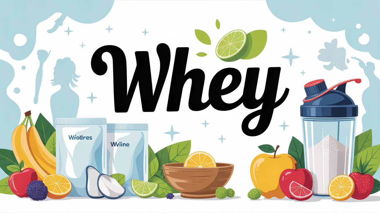 Table lumineuse whey poudre santé fruits