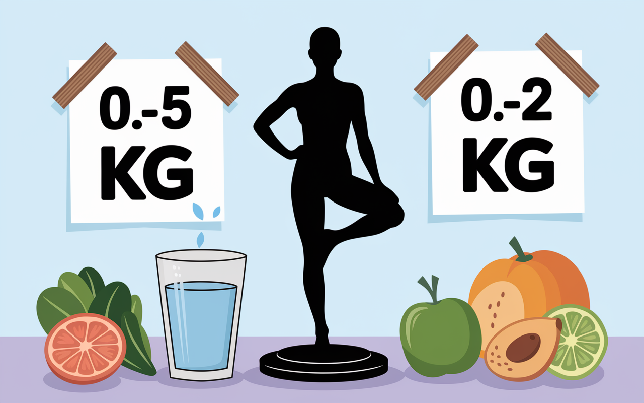 perte poids sans sucre balance