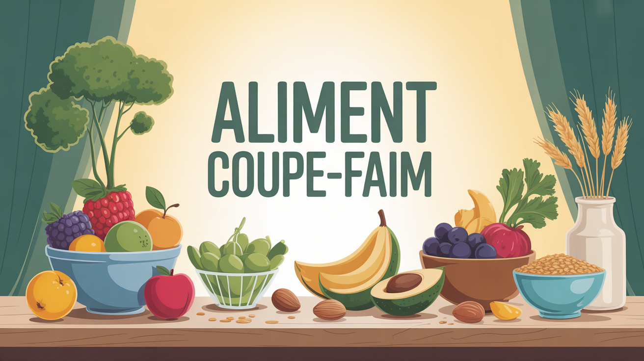 table conviviale aliments coupe faim illustration moderne