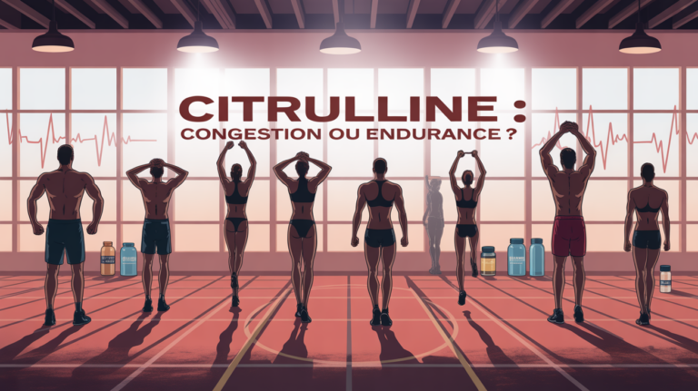 citrulline congestion ou endurance salle de sport silhouettes compléments