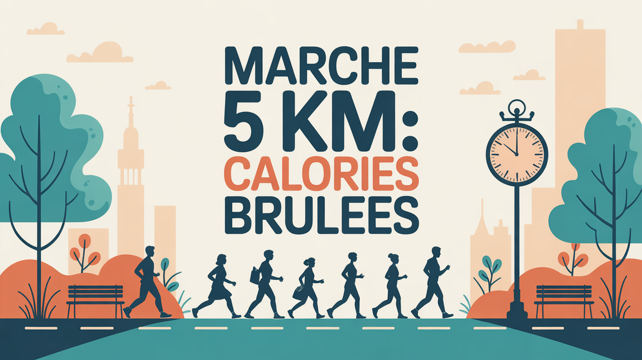 scene urbaine marche 5 km calories brulees silhouettes