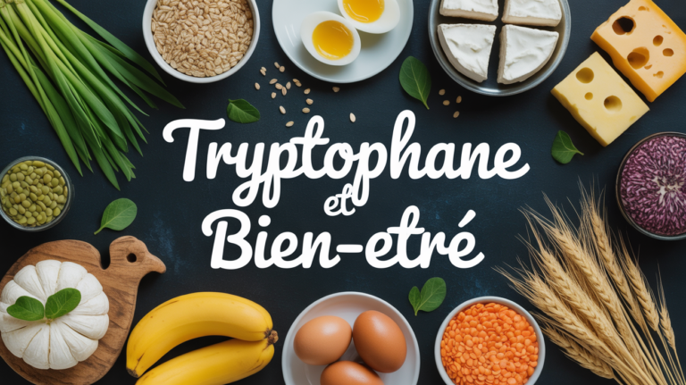 table aliments tryptophane pour sommeil humeur bien-être