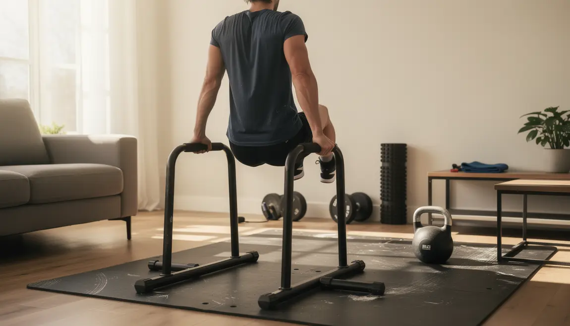 bars de dips à domicile robustes en intérieur pour musculation