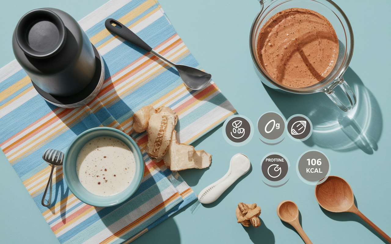 composition beurre de cacahuete healthy maison ingrédients mixeur