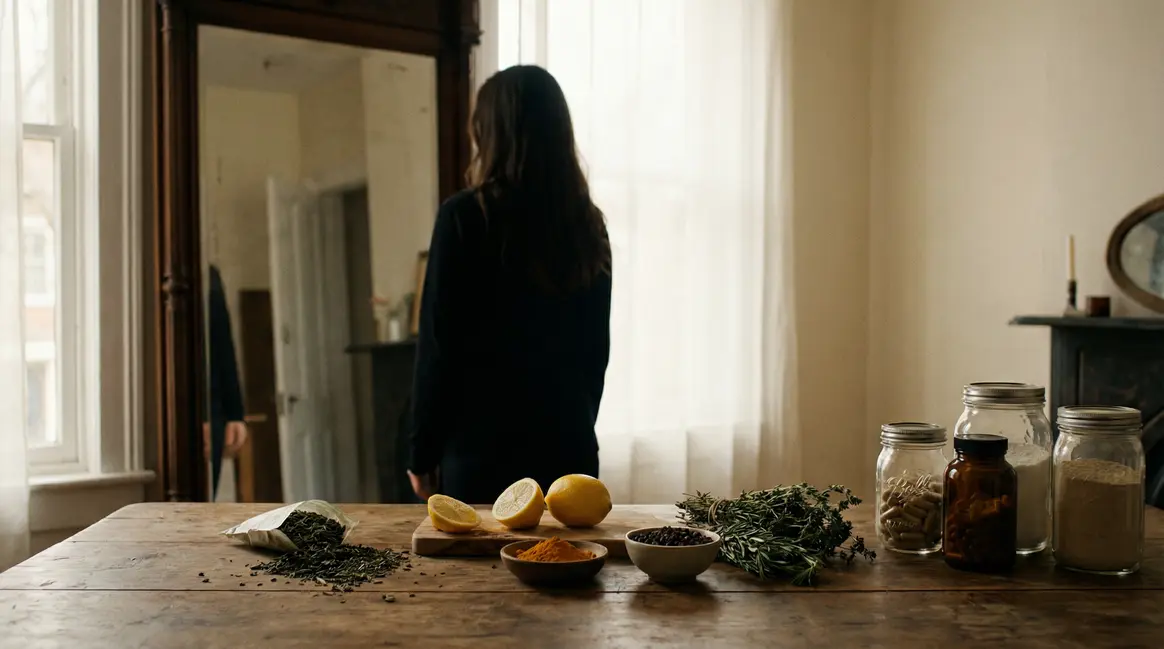 Silhouette femme et aliments bruleur de graisse naturels