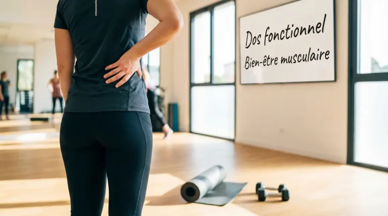 personne dos tenue sportive soulagement conseils dos fonctionnel