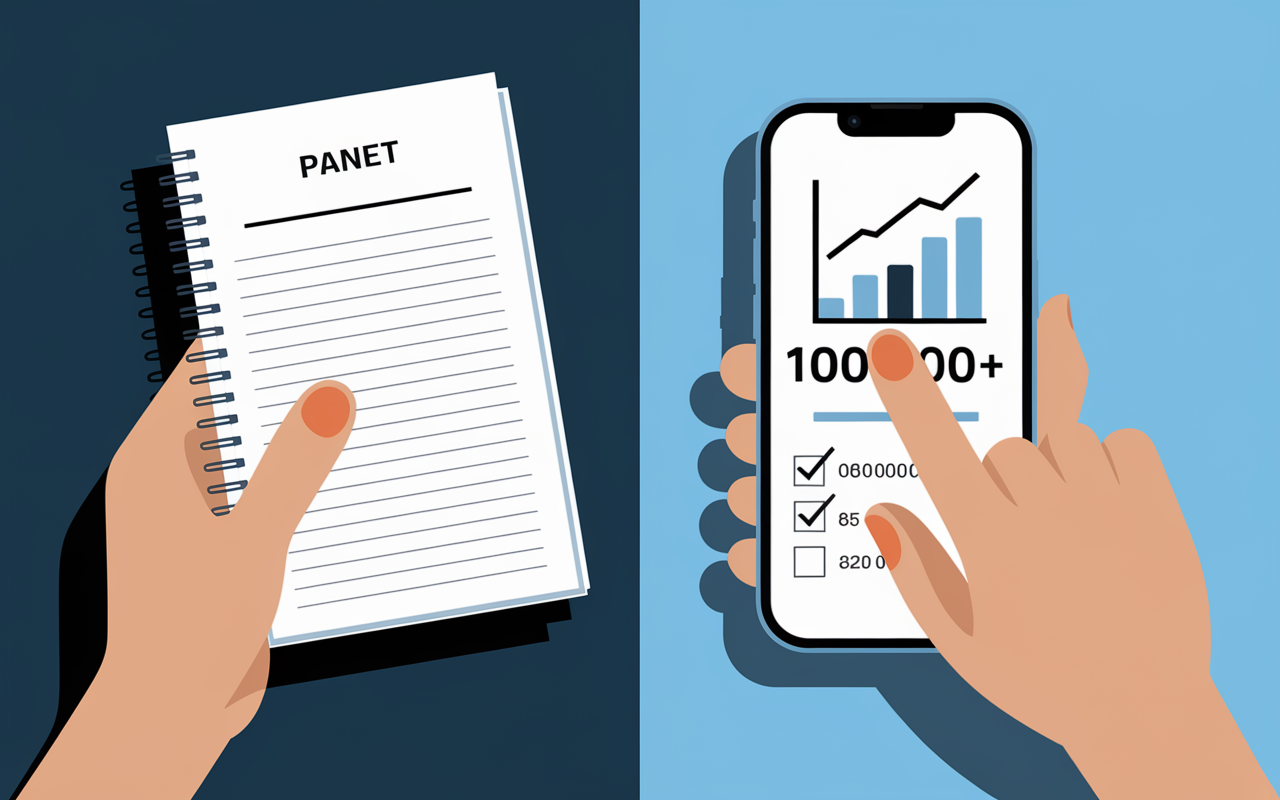 comparatif carnet d'entrainement musculation papier smartphone