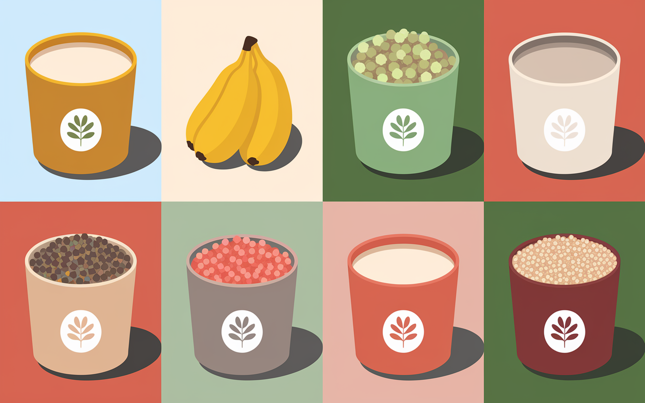 Ingredients et variantes smoothie banane flocons d avoine perte de poids