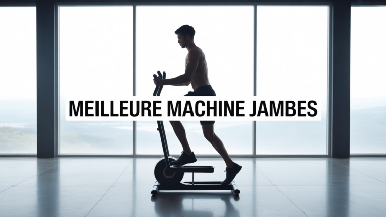 machine jambes compacte dans salon lumineux