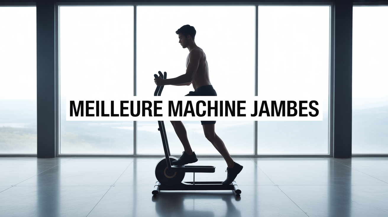 machine jambes compacte dans salon lumineux