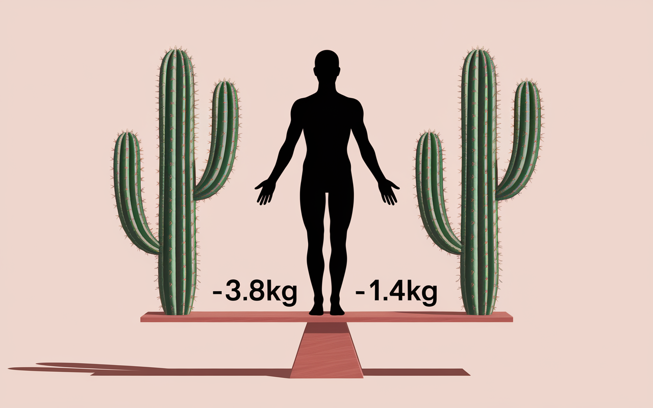 nopal maigrir balance chiffres perte poids