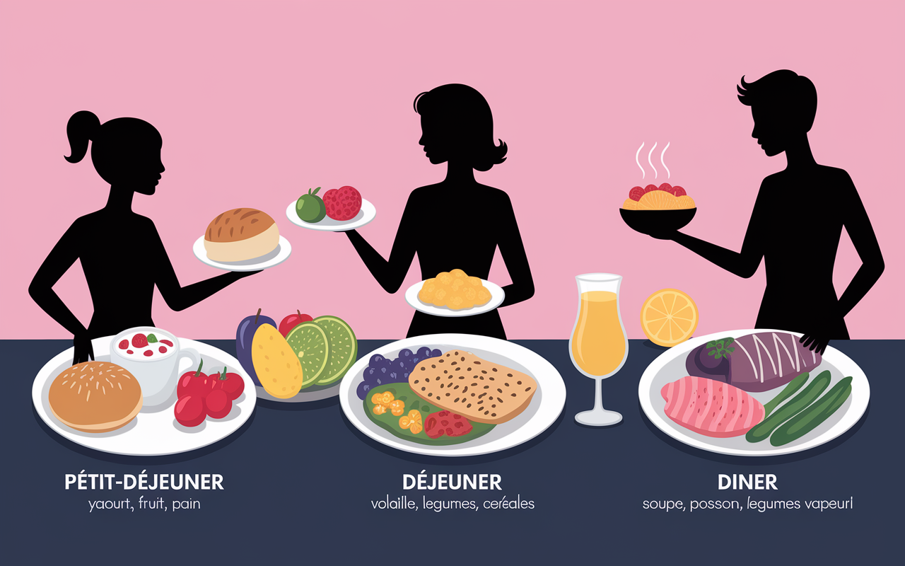 assiettes menu minceur perdre 5 kg