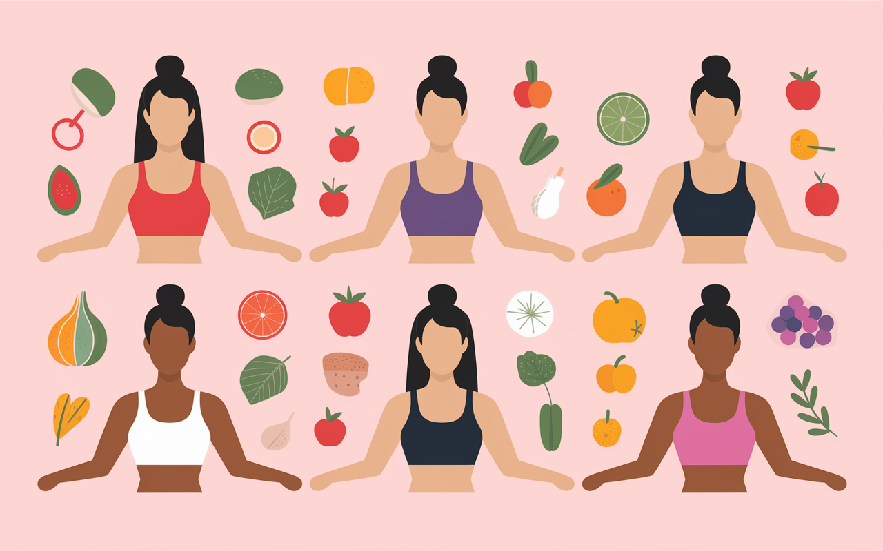schema zones graisse bras perte ciblée femme