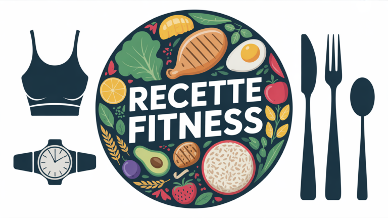 recette fitness assiette poulet riz legumes fruits accessoires sport