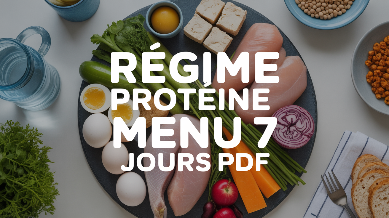 regime proteine menu 7 jours pdf aliments proteines