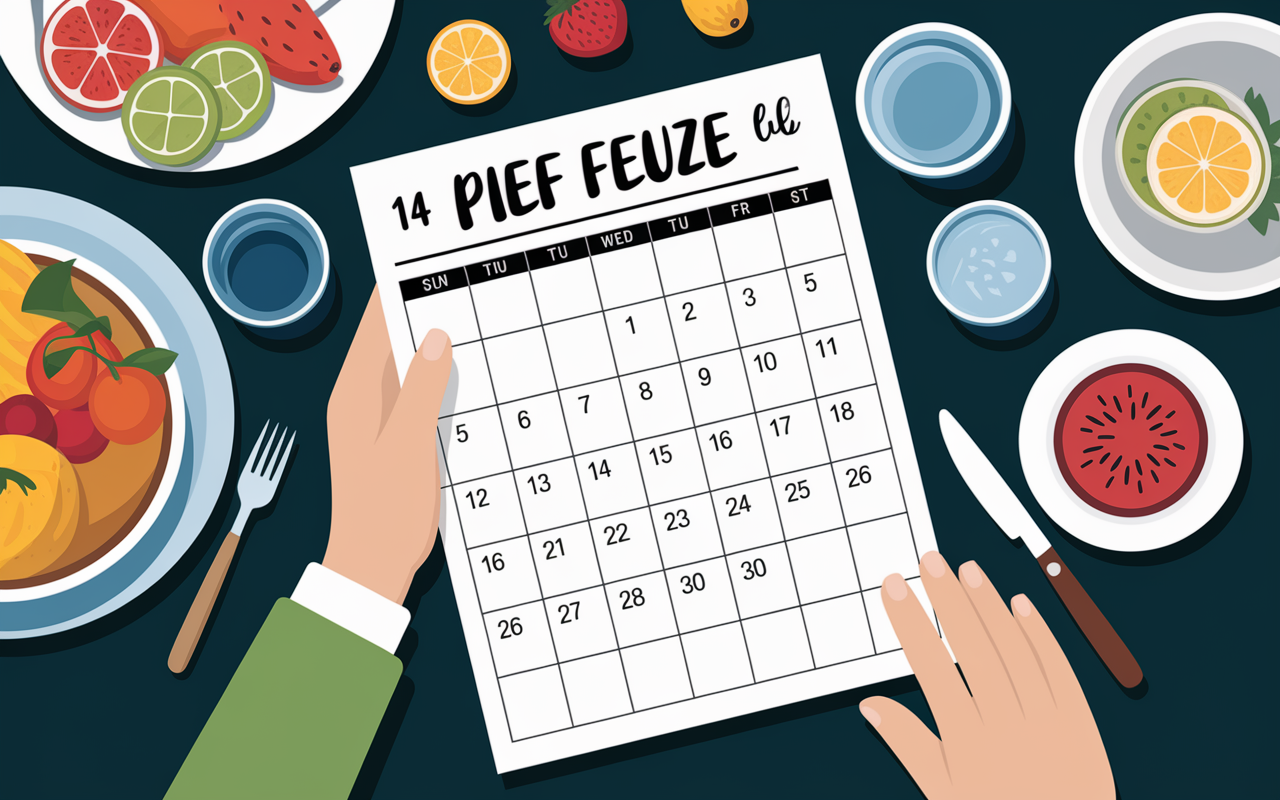 regime thonon pdf feuille imprimee menus 14 jours