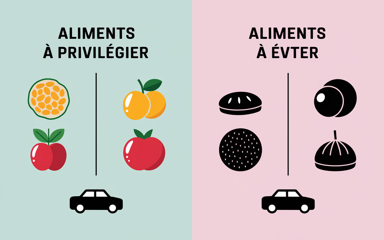 Aliments privilegier eviter resistance a l insuline comparaison