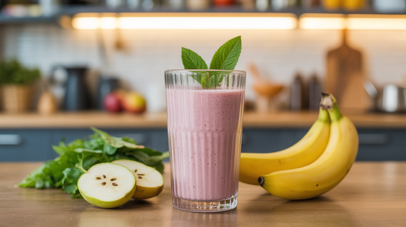 Smoothie banane flocons d avoine pour la perte de poids