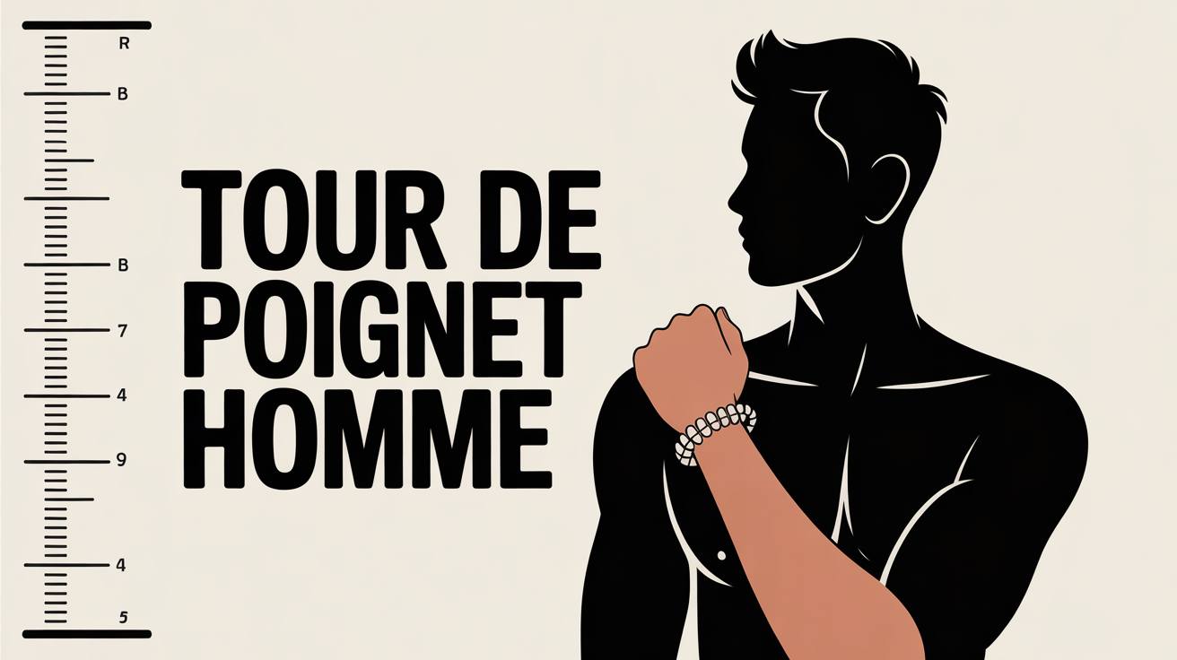mesure du tour de poignet homme avec bracelet