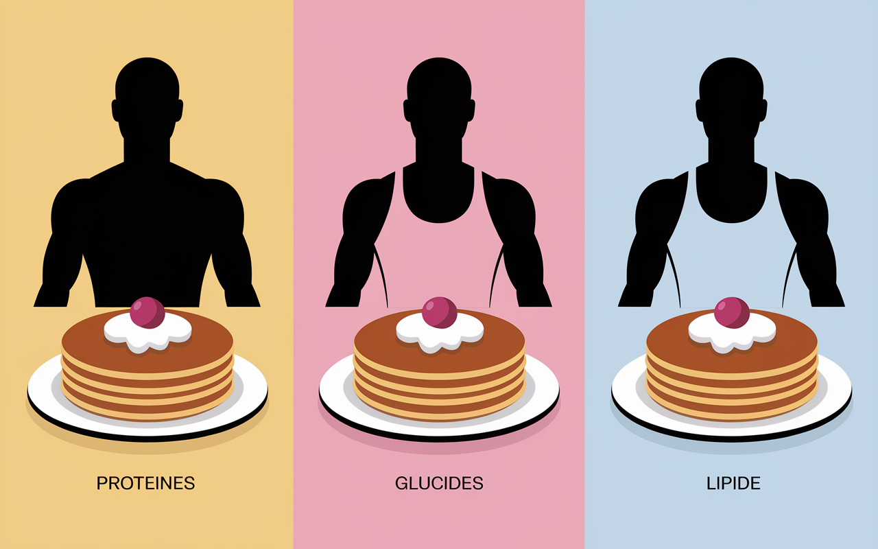 tableau proteines glucides lipides pancake a la whey