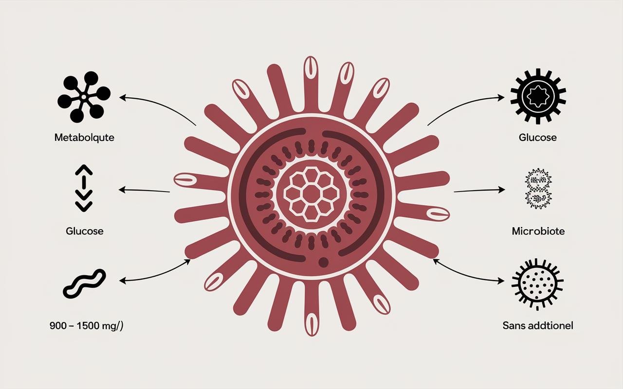 schema cellulaire berberine et graisse abdominale AMPK