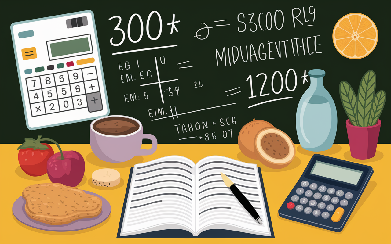 calculer son deficit calorique calculatrice chiffres