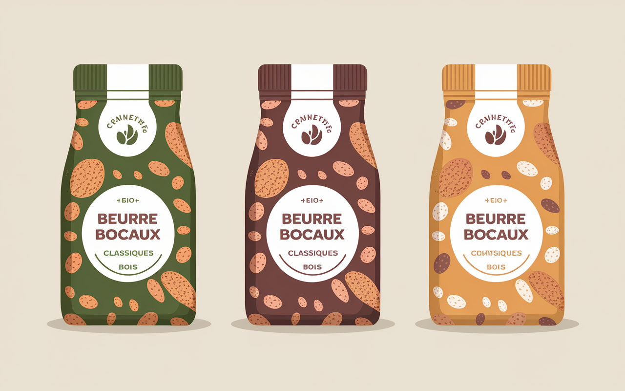 bocaux calorie beurre de cacahuete types