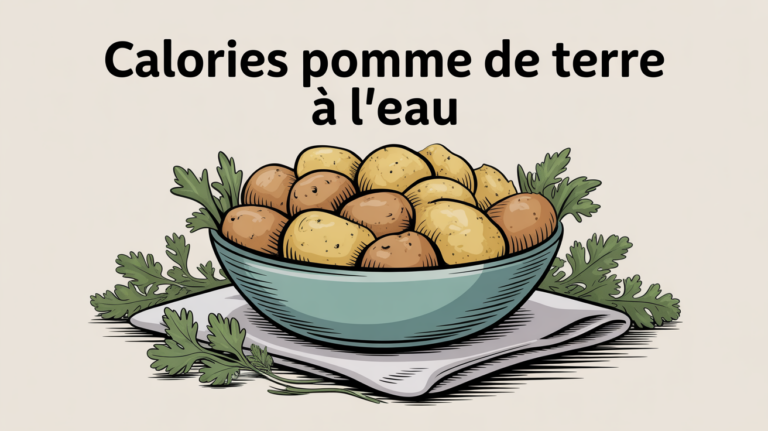 calorie pomme de terre a l eau saladier herbes fraiches