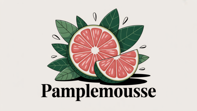 calories dans un pamplemousse coupe stylise
