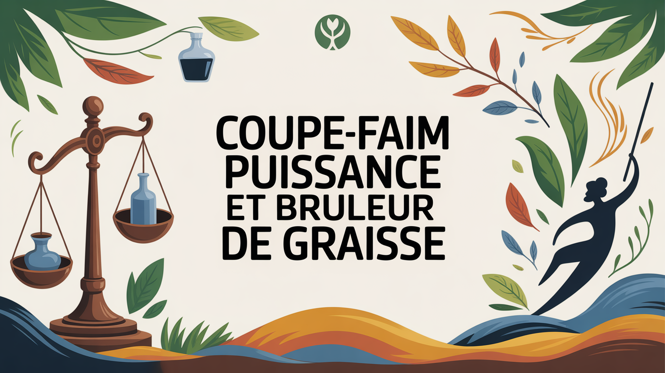 coupe faim puissant et bruleur de graisse stylise balance