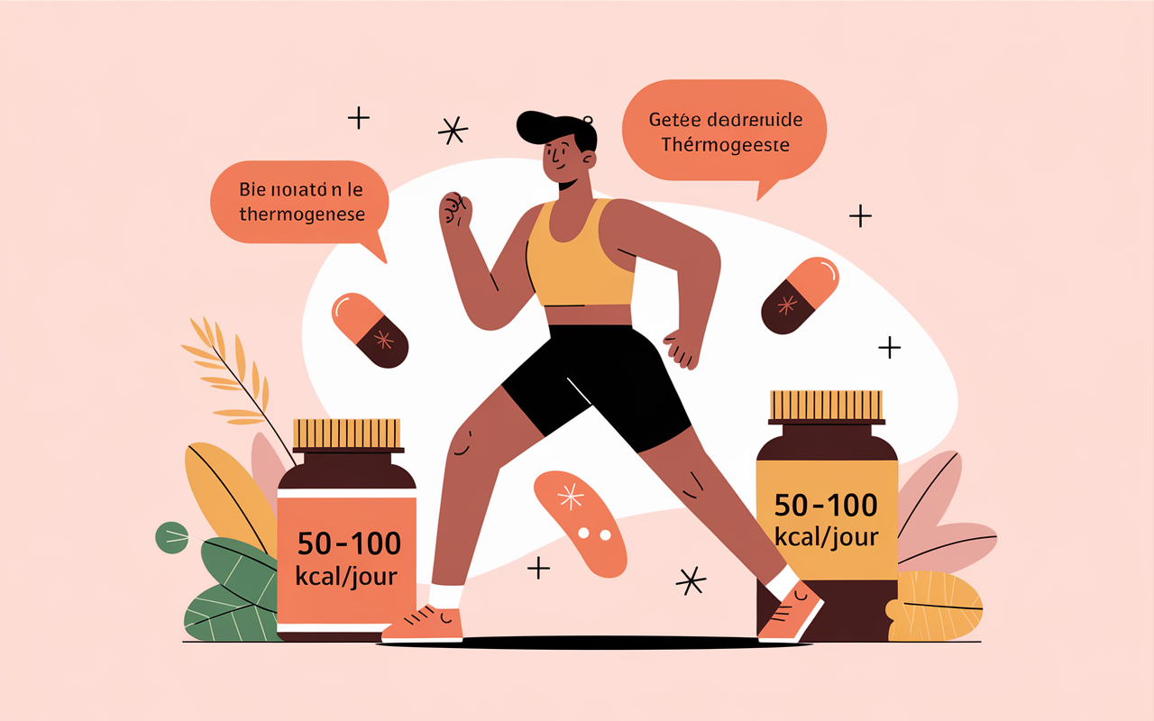 coupe faim puissant et bruleur de graisse capsules thermogenese