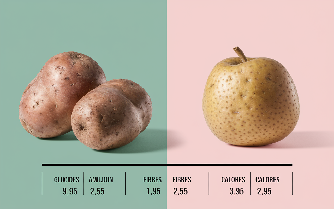 la patate douce est elle un feculents tableau glucides fibres calories