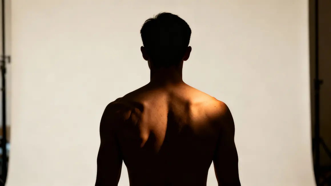 Silhouette muscler les trapezes stabilite posture