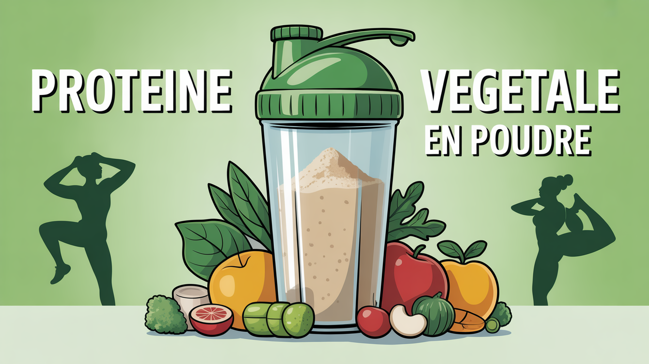 proteine en poudre vegetale shaker fruits sport