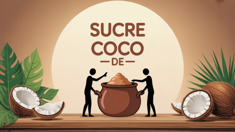 sucre de coco indice glycemique pot sur table