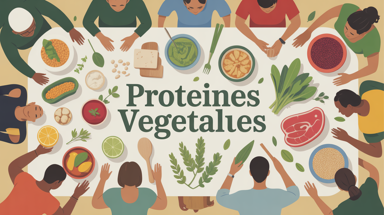 tableau des proteines vegetales grande table aliments