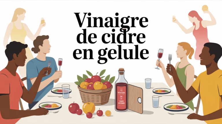 vinaigre de cidre en gelule table familiale