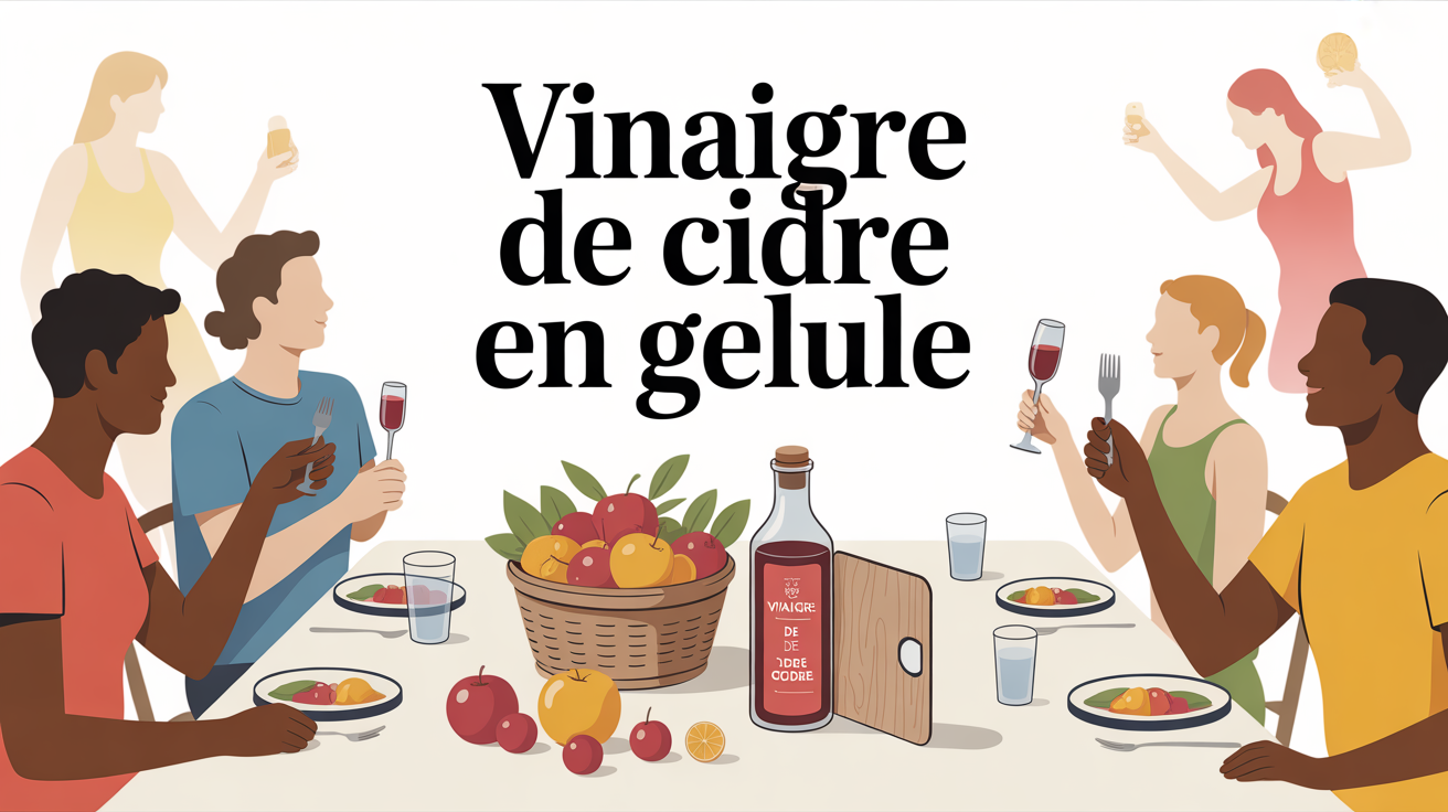 vinaigre de cidre en gelule table familiale